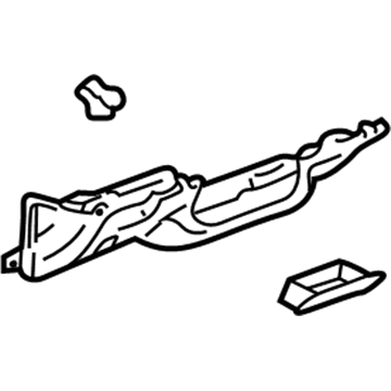 Lexus 55402-24010-C0 Pad Sub-Assy, Instrument Panel Safety, NO.1