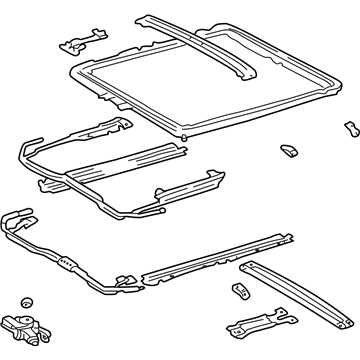 Lexus 63203-30101 Housing Sub-Assy, Sliding Roof