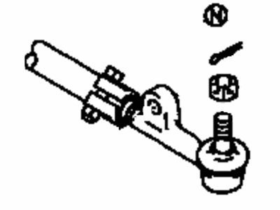 Lexus 45450-69145 Rod Assy, Steering Relay