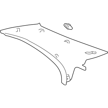 Lexus 62480-33050-A0 Garnish, Roof Side, Inner LH