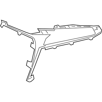 Lexus 58456-11060 BRACKET, RR GARNISH