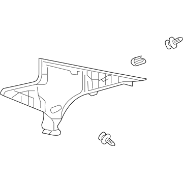 Lexus 62470-75020-A4 Garnish Assy, Roof Side, Inner RH