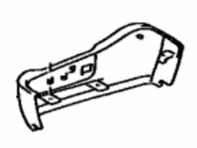 Lexus 71812-30230-B0 Cover, Reclining Adjuster, LH