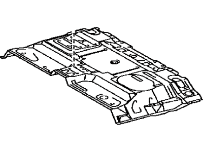 Lexus 58211-60070 Pan, Center Floor