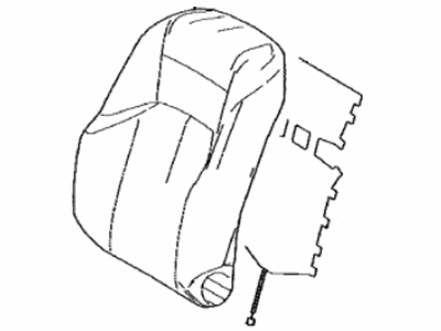 Lexus 71074-33S80-E1 Front Seat Cover Sub-Assembly