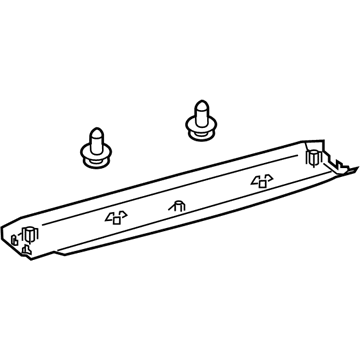 Lexus 64783-0E110-E0 Trim, Back Window Panel