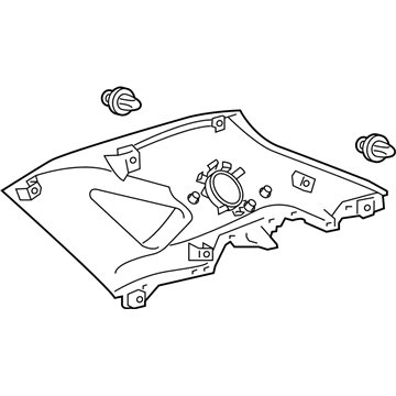 Lexus 62480-78020-C0 GARNISH Assembly, Roof Side