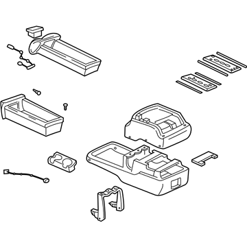 Lexus 58810-48011-E0 Box Assembly, Console