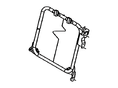 Lexus 71018-60200 Frame Sub-Assy, Rear Seat Back, LH