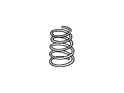 Lexus 48231-33420 Spring, Coil, Rear