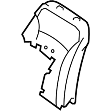 Lexus 71551-53090 Pad, Front Seat Back