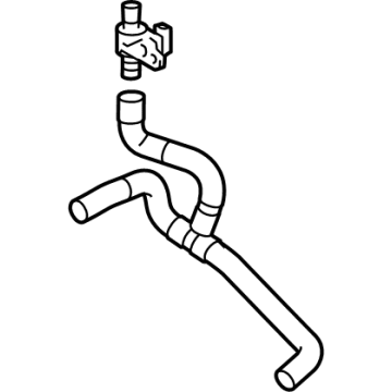 Lexus 16260-25050 HOSE ASSY, WATER BY