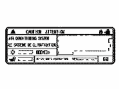 Lexus 88723-06140 Label Cooler SERVIC