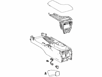 Lexus 58810-53471-C5 Box Assembly, Console