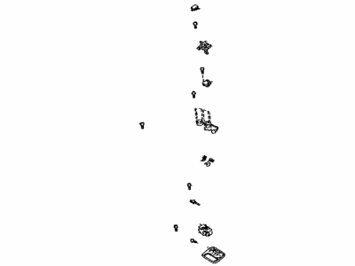 Lexus 63670-60272-A0 Plate Assembly, Map Lamp