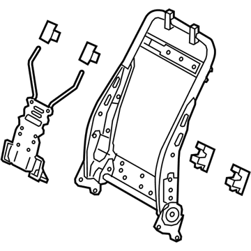 Lexus 71630-78100 Spring Assembly, Front Seat