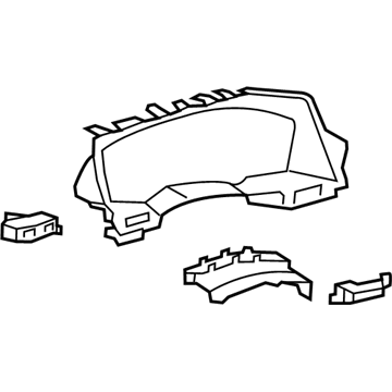 Lexus 55404-60361-E1 PANEL SUB-ASSY, INST