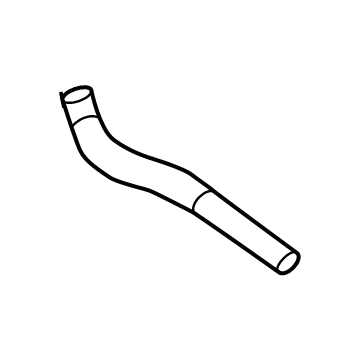 Lexus 16552-25020 HOSE, INTERCOOLER CO