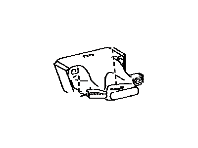 Lexus 12315-38050 Bracket, Engine Mounting, Front NO.1 LH