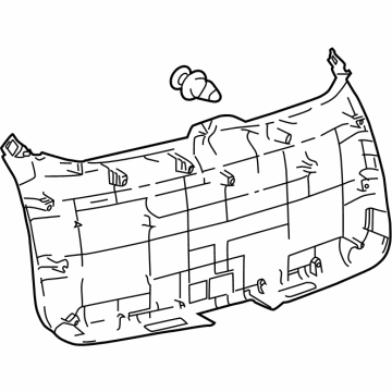 Lexus 67750-78040-C0 BOARD ASSY, BACK DOO