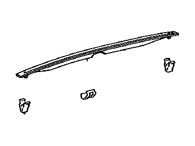 Lexus 55981-48020-C0 Garnish, Defroster Nozzle, NO.1