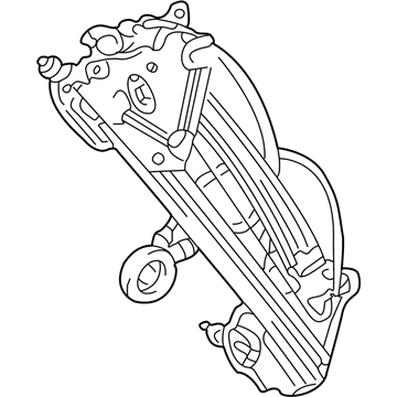 Lexus 69804-24010 Regulator Sub-Assy, Quarter Window, LH