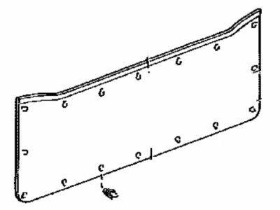 Lexus 64780-60200-A0 Panel Assy, Back Door Trim