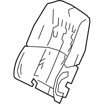 Lexus 71507-50082 Pad Sub-Assembly, RR Sea