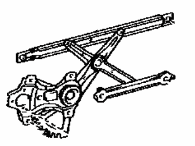 Lexus 69801-33040 Regulator Sub-Assy, Front Door Window, RH