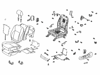 Lexus 71200-33K00-A4 Seat Assy, Front LH