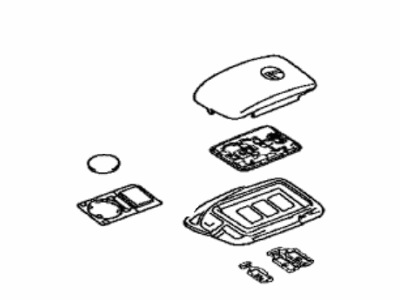 Lexus 89904-24190 Electrical Key Transmitter Sub-Assembly