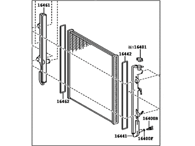 Lexus 16400-38250 Radiator Assembly