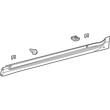 Lexus 75850-76010-D2 MOULDING Assembly, Body