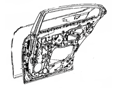 Lexus 67003-06420 Panel Sub-Assembly, RR D