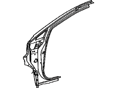 Lexus 61131-0E050 Pillar, Front Body, Outer RH