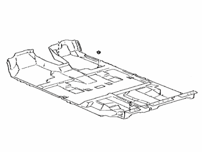 Lexus 58510-0E010-B0 Carpet Assy, Floor, Front