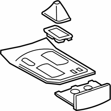 Lexus 58804-60152 Panel Sub-Assy, Console, Upper