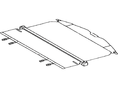 Lexus 64910-48030-A0 Cover Assy, Tonneau