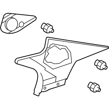 Lexus 62472-50232-B0 GARNISH, Roof Side