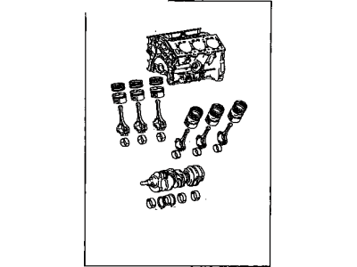 Lexus 11400-20012 Block Assy, Short