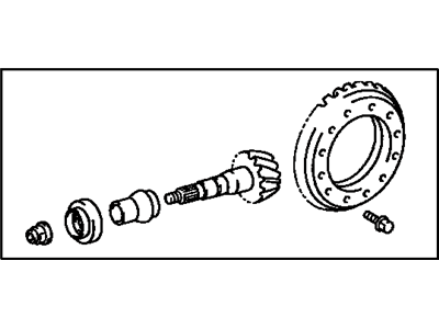 Lexus 41201-80135 Final Gear Kit, Differential, Rear