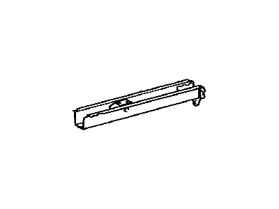 Lexus 57604-12080 Member Sub-Assy, Rear Floor Side, Rear LH