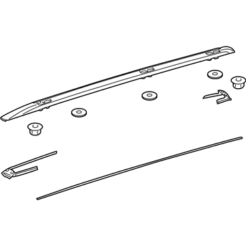 Lexus 63470-60091 Rack Assy, Roof, LH