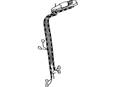 Lexus 82155-60040 Wire, Pillar, NO.1