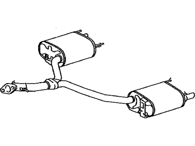 Lexus 17430-38580 Exhaust Tail Pipe Assembly