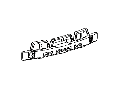 Lexus 52615-30260 Absorber, Rear Bumper Energy