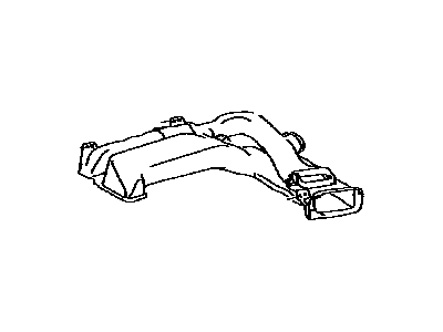 Lexus 55086-75020 Duct Sub-Assy, Heater To Register, NO.3