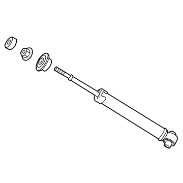 Lexus 48530-80890 ABSORBER Assembly, Shock