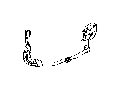 Lexus 89516-53080 Wire, Skid Control Sensor