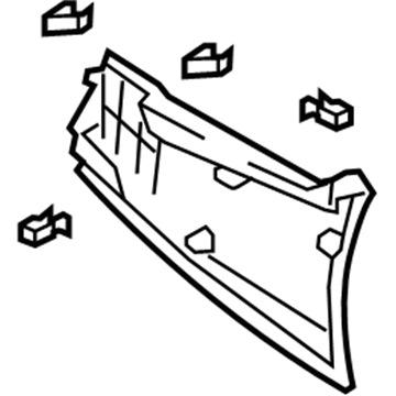 Lexus 55435-50100-A1 Panel, Instrument Panel Finish, End RH